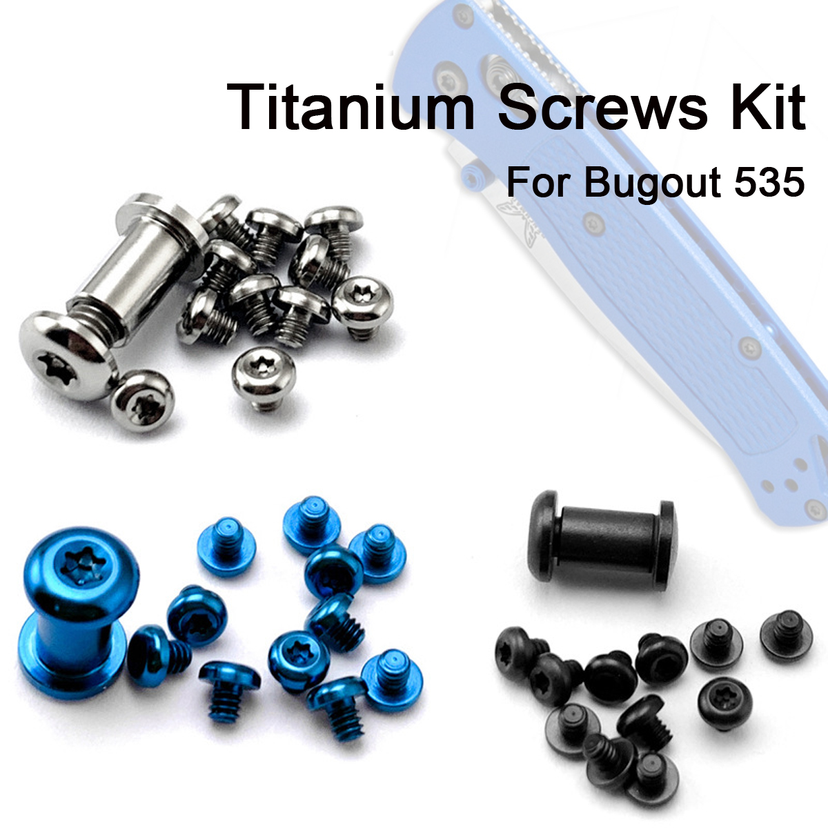 Replacement-Titanium-Screws-Alloy-Spindle-Kit-Mount-Hot-Screws-For-Bugout-535-1729986-1