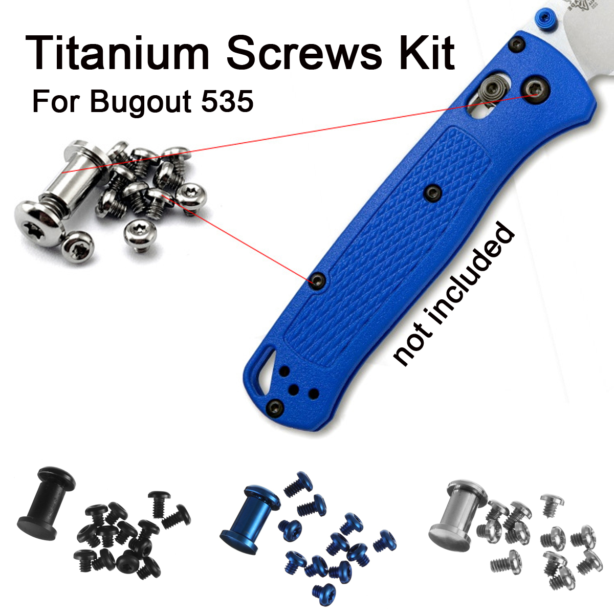 Replacement-Titanium-Screws-Alloy-Spindle-Kit-Mount-Hot-Screws-For-Bugout-535-1729986-2