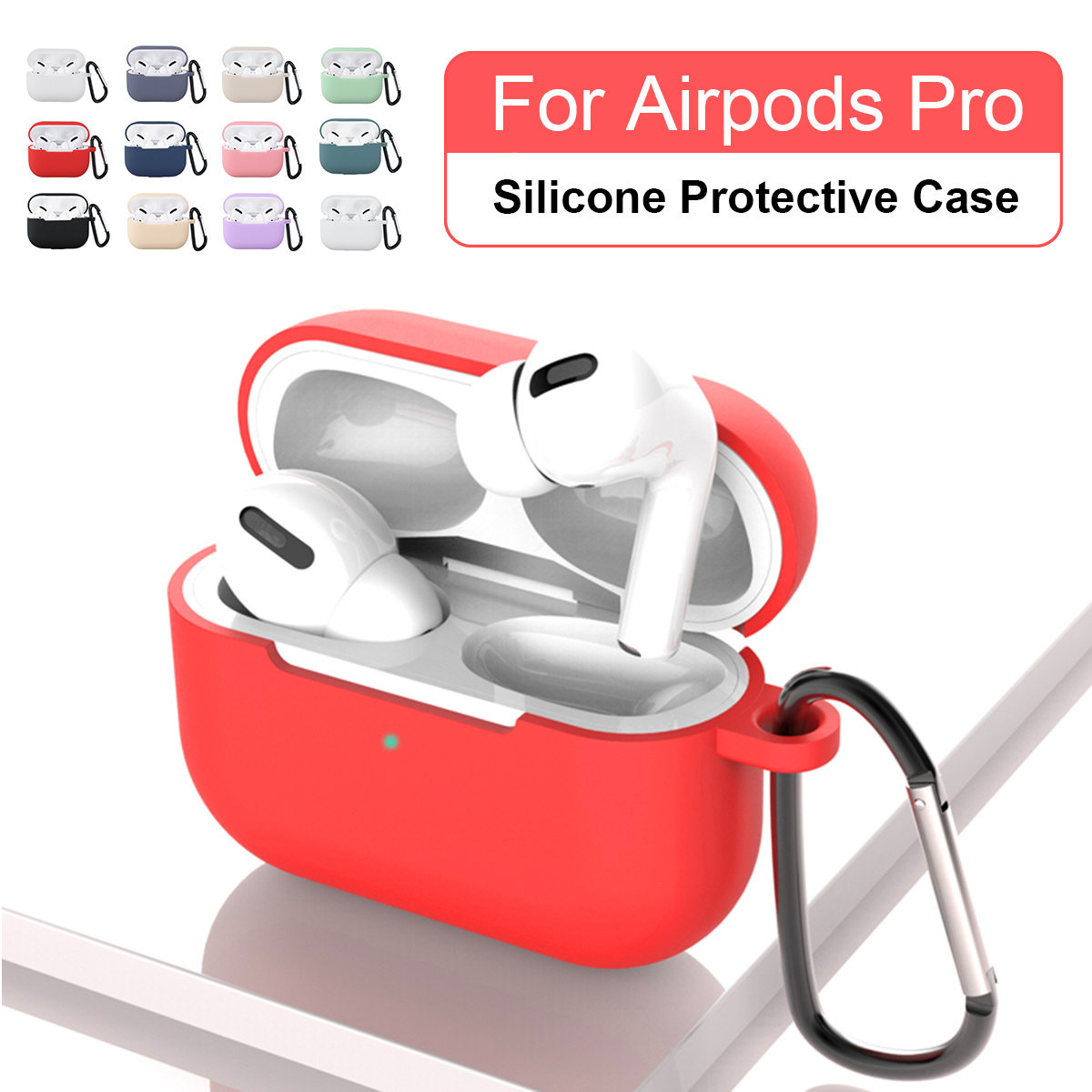 1PCS-Colorful-Soft-Silicone-Protective-Earphone-Storage-Cover-Case-with-Buckle-For-AirPods-Pro-1653049-1