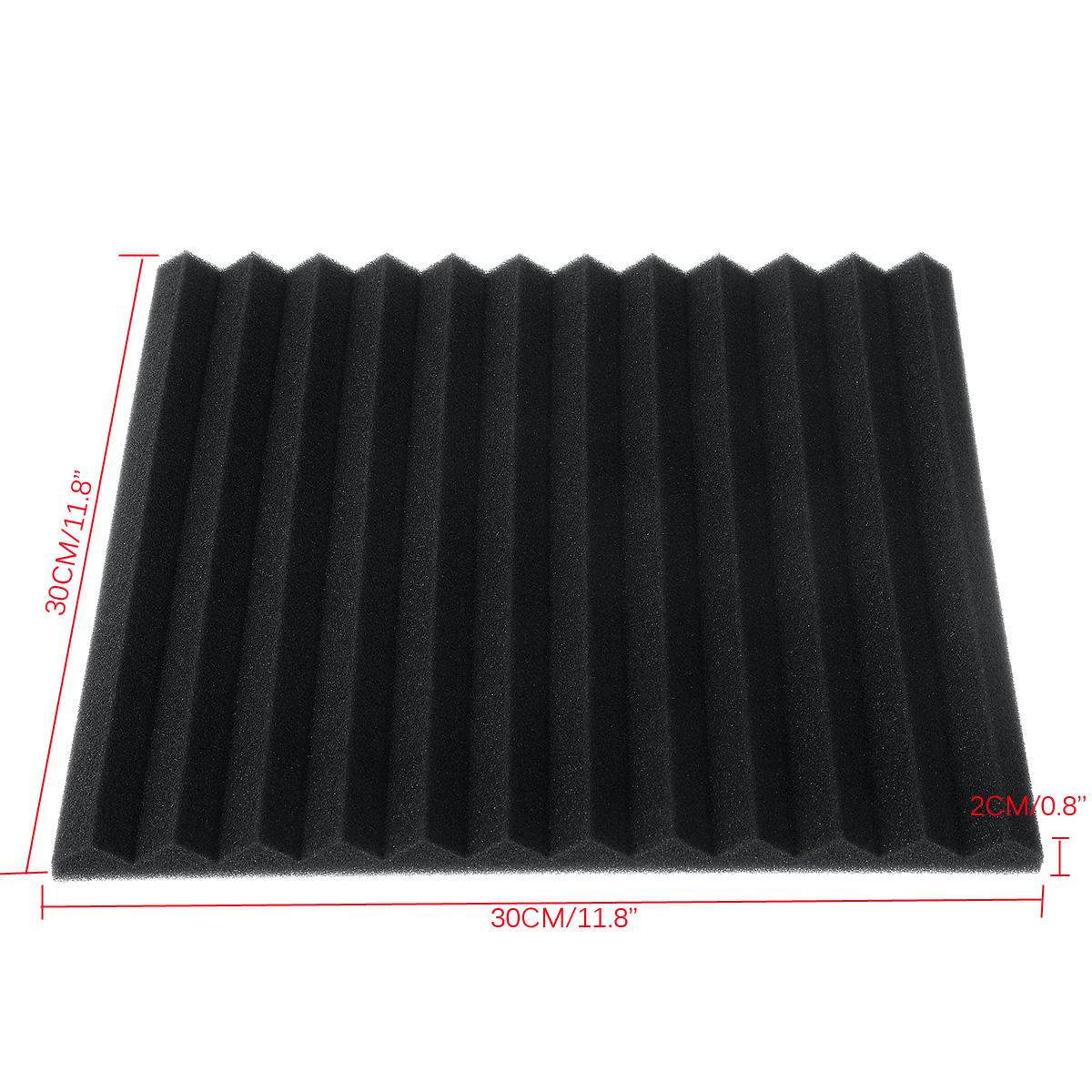 Bakeey-30302cm-48PCS-Sound-absorbing-Cotton-Foam-Soundproof-Cotton-Shed-Wall-Muffler-Sponge-1831801-4