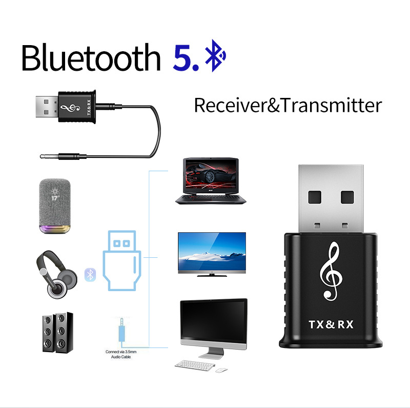 Bakeey-MSD168-2-In-1-bluetooth-50-USB-Receiver-Transmitter-Wireless-Audio-Adapter-for-PC-TV-Headphon-1647026-1