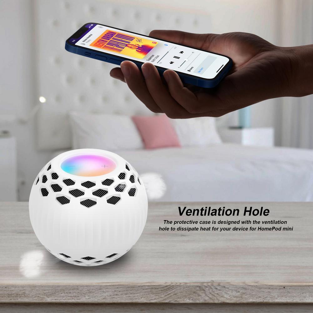 Bakeey-Mini-Silicone-Case-Protective-Skin-Cover-for-HomePod-Mini-Non-slip-Speaker-Mountaineering-Sil-1902343-3