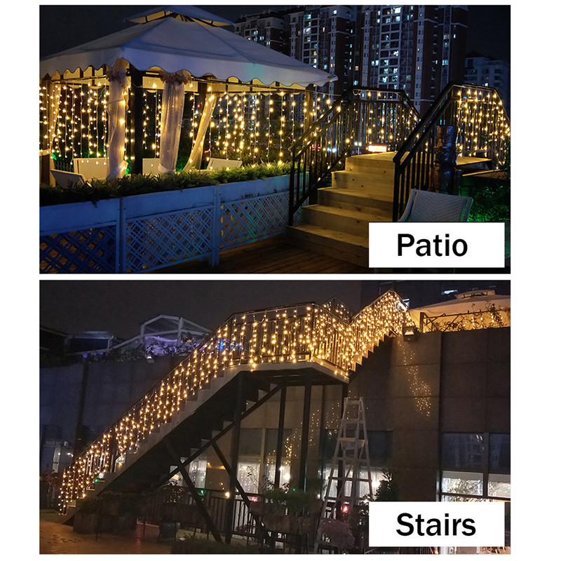 10M-100LED-White-Warm-White-Colorful-Yellow-Blue-Window-Curtain-String-Holiday-Light-Christmas-Decor-1339359-5