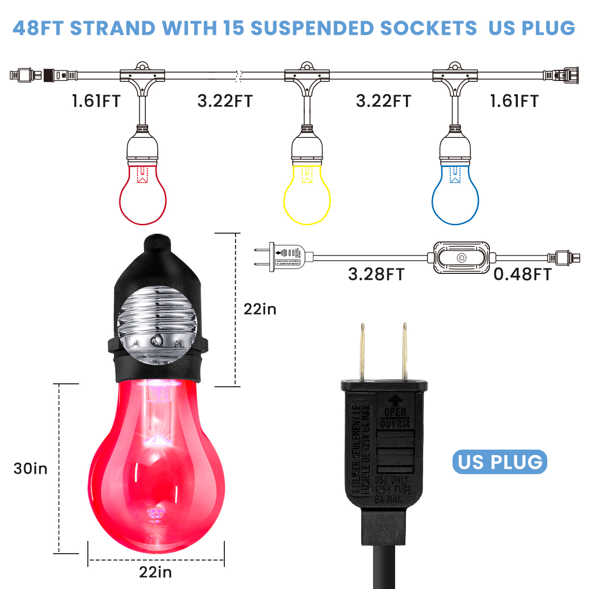 48FT-Elfeland-Remote-Control-RGB-Light-String-Gateway-Lighting-with-15pcs-Bulbs-US-Plug-AC100-240V-W-1885428-10