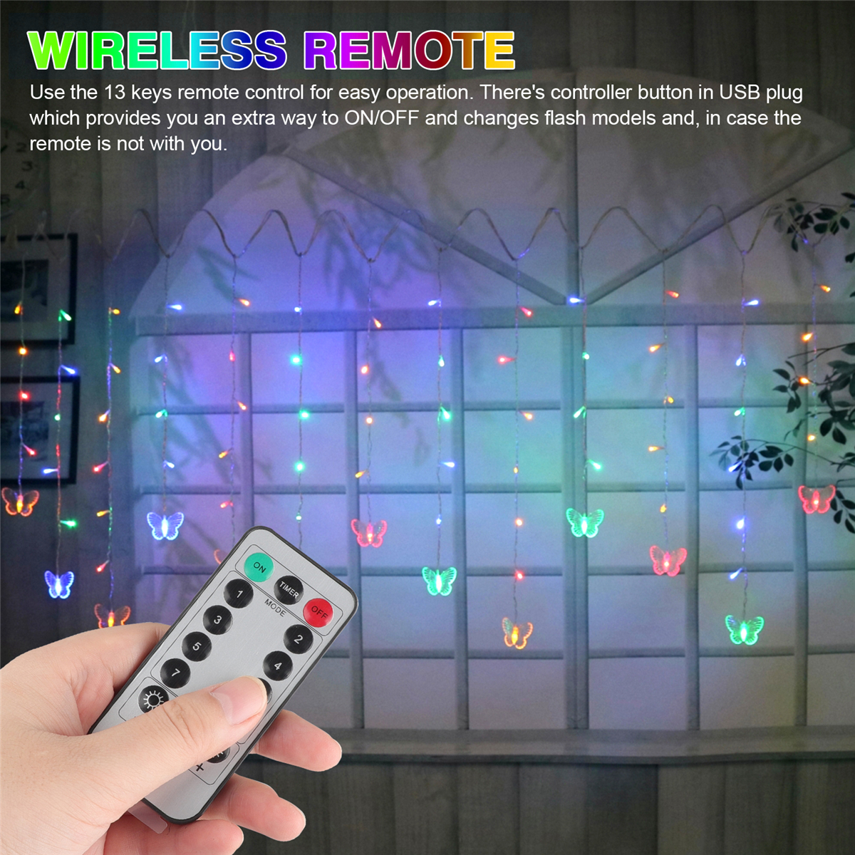 96-LED-Butterfly-Curtain-Lights-8-Modes-Fairy-Lights-String-with-Remote-IP44-Waterproof-USB-Plug-in--1813669-5