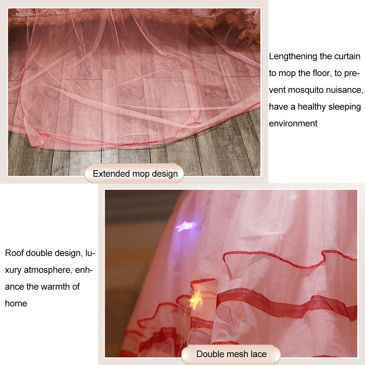 Ceiling-Mounted-Mosquito-Net-Free-Installation-Home-Dome-Foldable-Bed-Canopy-with-LED-String-Light-1806505-5