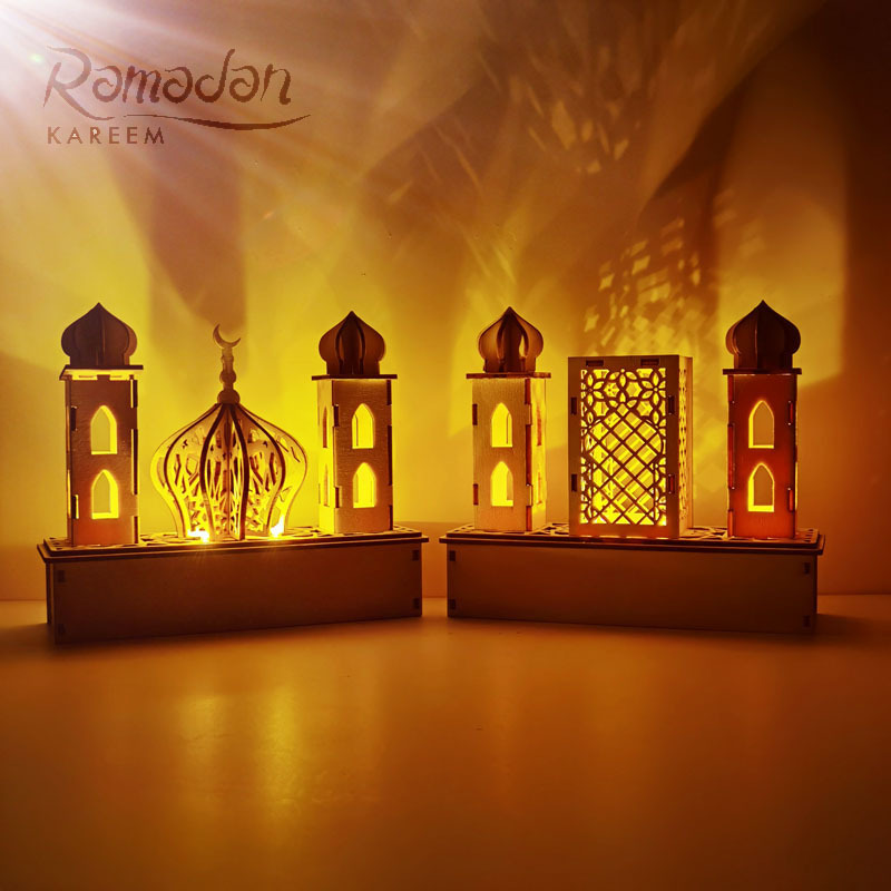 DIY-LED-Light-Wooden-Eid-Mubarak-Plaque-Ramadan-Home-Party-Ornament-1723471-3