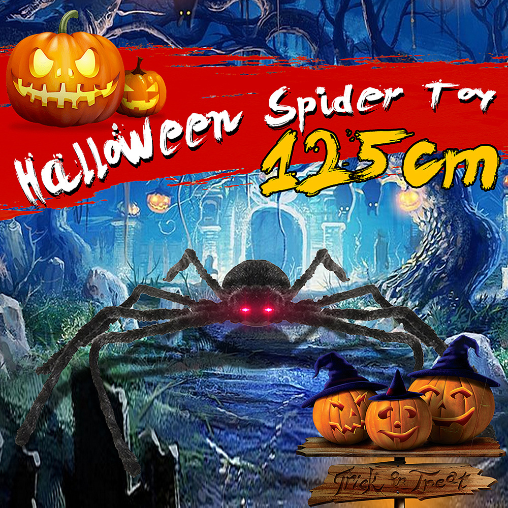 125cm-Black-Spider-Halloween-Props-Spider-Web-Plush-Cotton-Haunted-House-Decoration-Toys-With-OPP-Ba-1550305-1