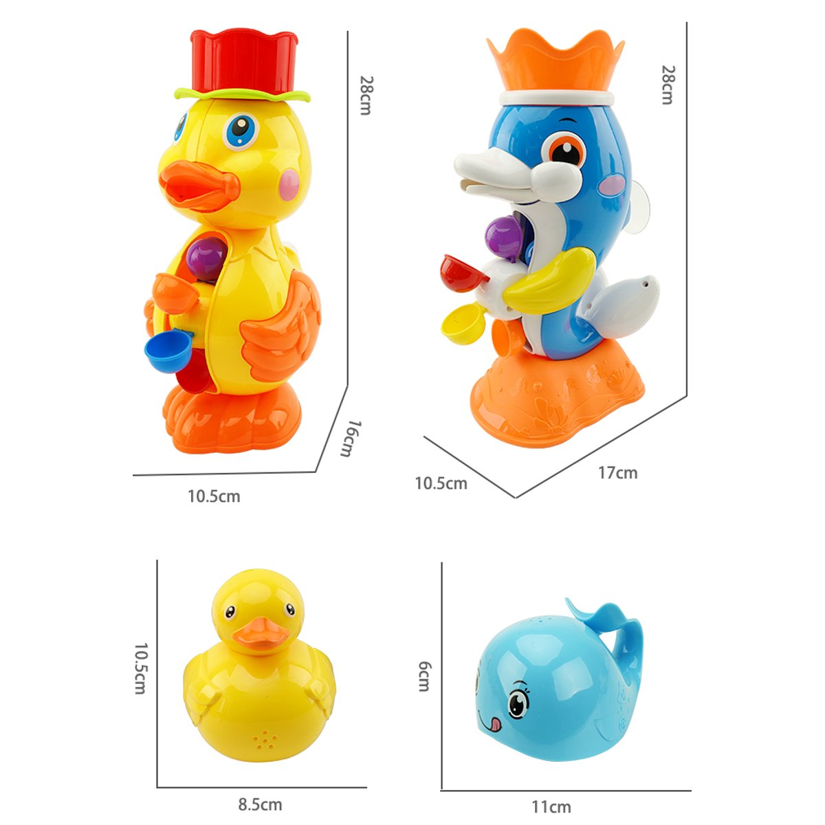 Children-Bath-Toys-Bath-Tub-Beach-Splashing-Water-Duck-Dolphin-Toys-1702997-8