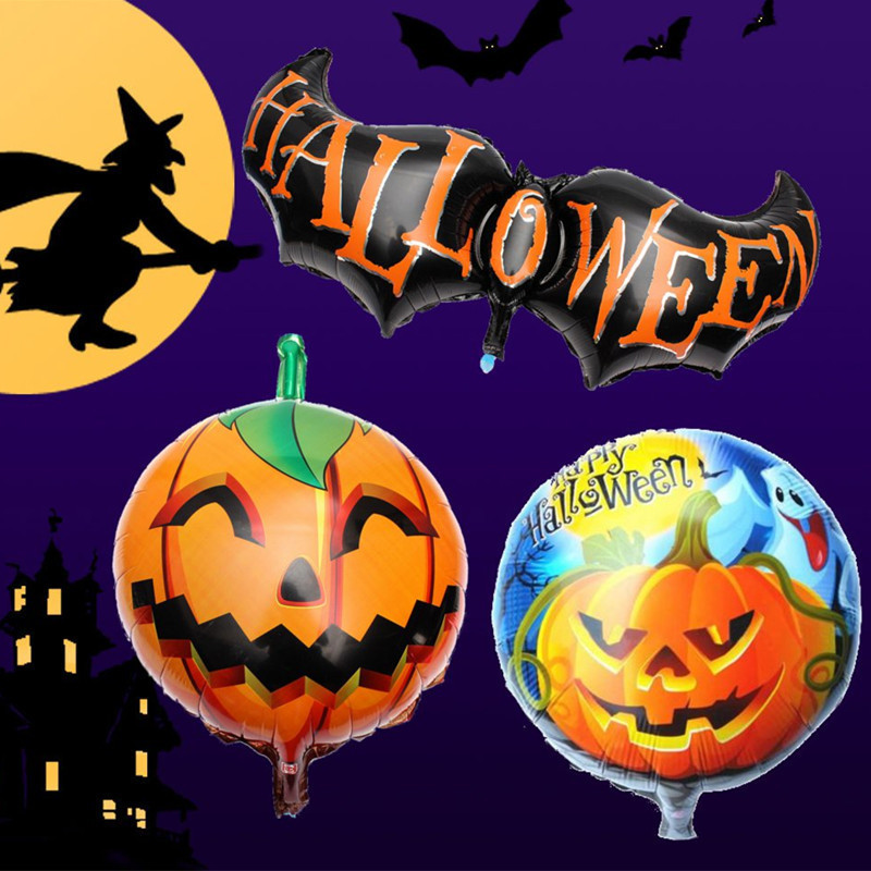 Halloween-Pumpkin-Head-Party-Home-Decorations-Props-Foil-Balloons-1002249-1