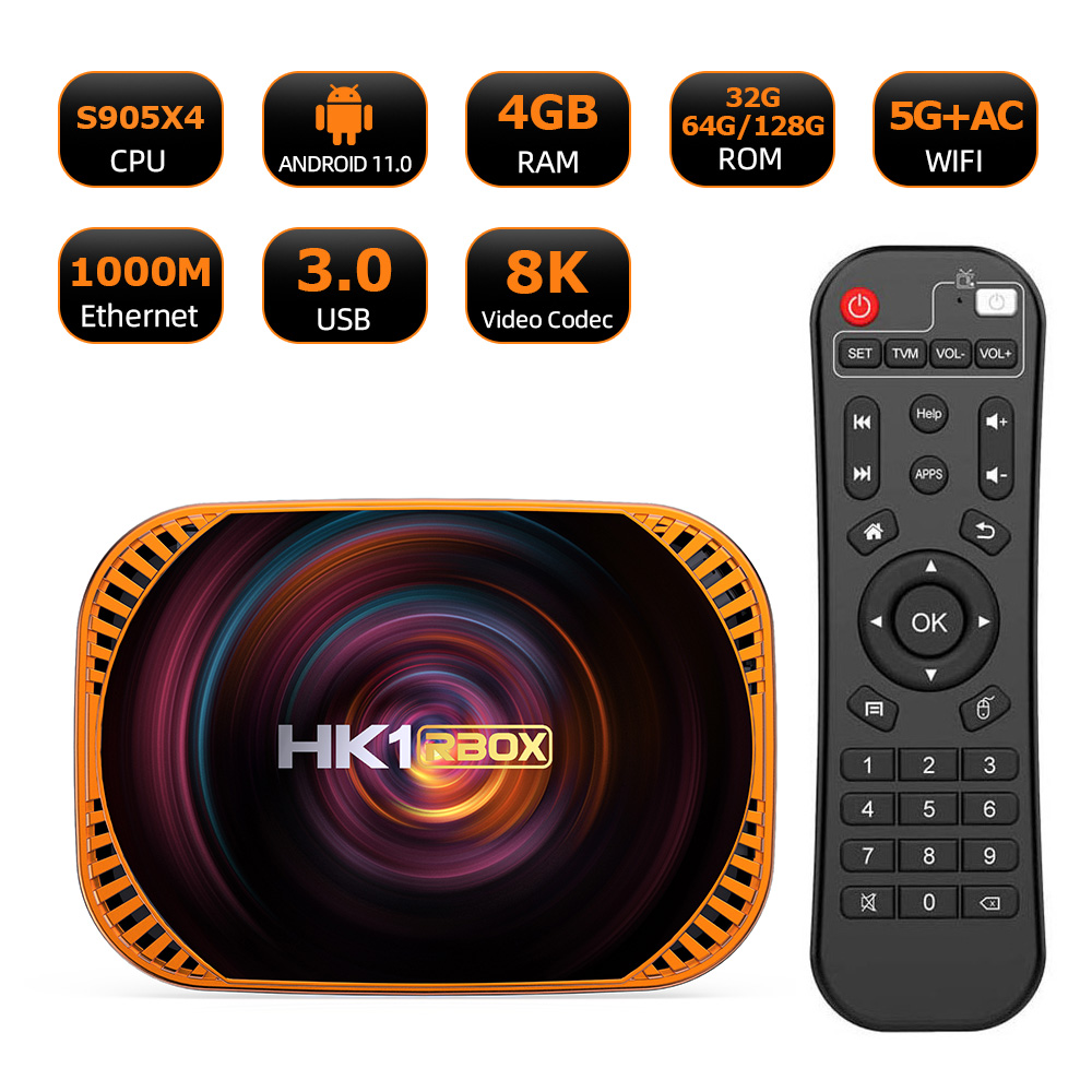 HK1-X4-Amlogic-S905X4-Quad-Core-Android-11-4GB-RAM-128GB-ROM-Smart-TV-BOX-25G-5G-Dual-WIFI-Bluetooth-1911873-1