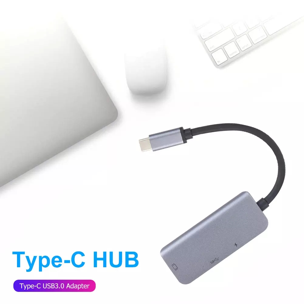 Portable-3-in-1-USB-Type-C-HUB-Converter-4K-HDMI-87W-USB-C-5Gbps-USB30-Adapter-Grey-1797221-5