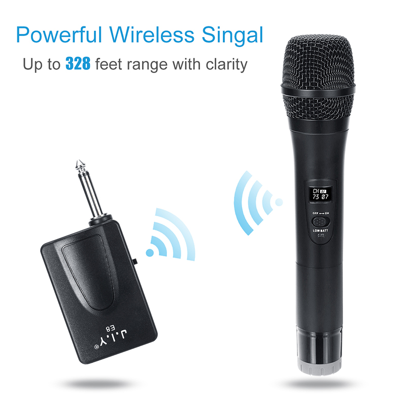 Professional-UHF-Double-Wireless-Handheld-Karaoke-Microphone-with-35mm-Receiver-1468896-3