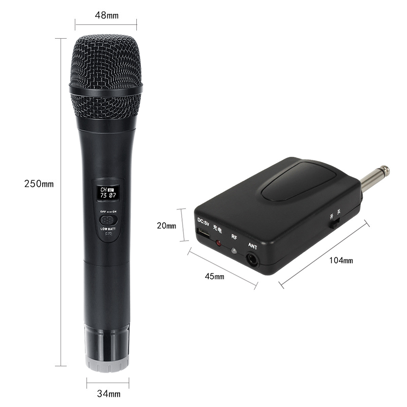 Professional-UHF-Double-Wireless-Handheld-Karaoke-Microphone-with-35mm-Receiver-1468896-10