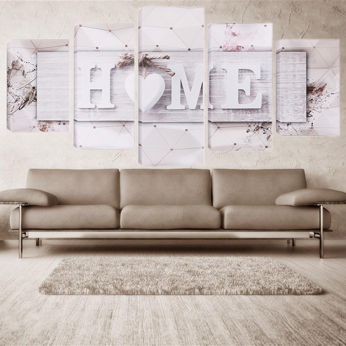 5-Pcs-Unframed-Canvas-Art-Print-Paintings-Picture-Home-Modern-Wall-Hanging-Decor-1361704-11