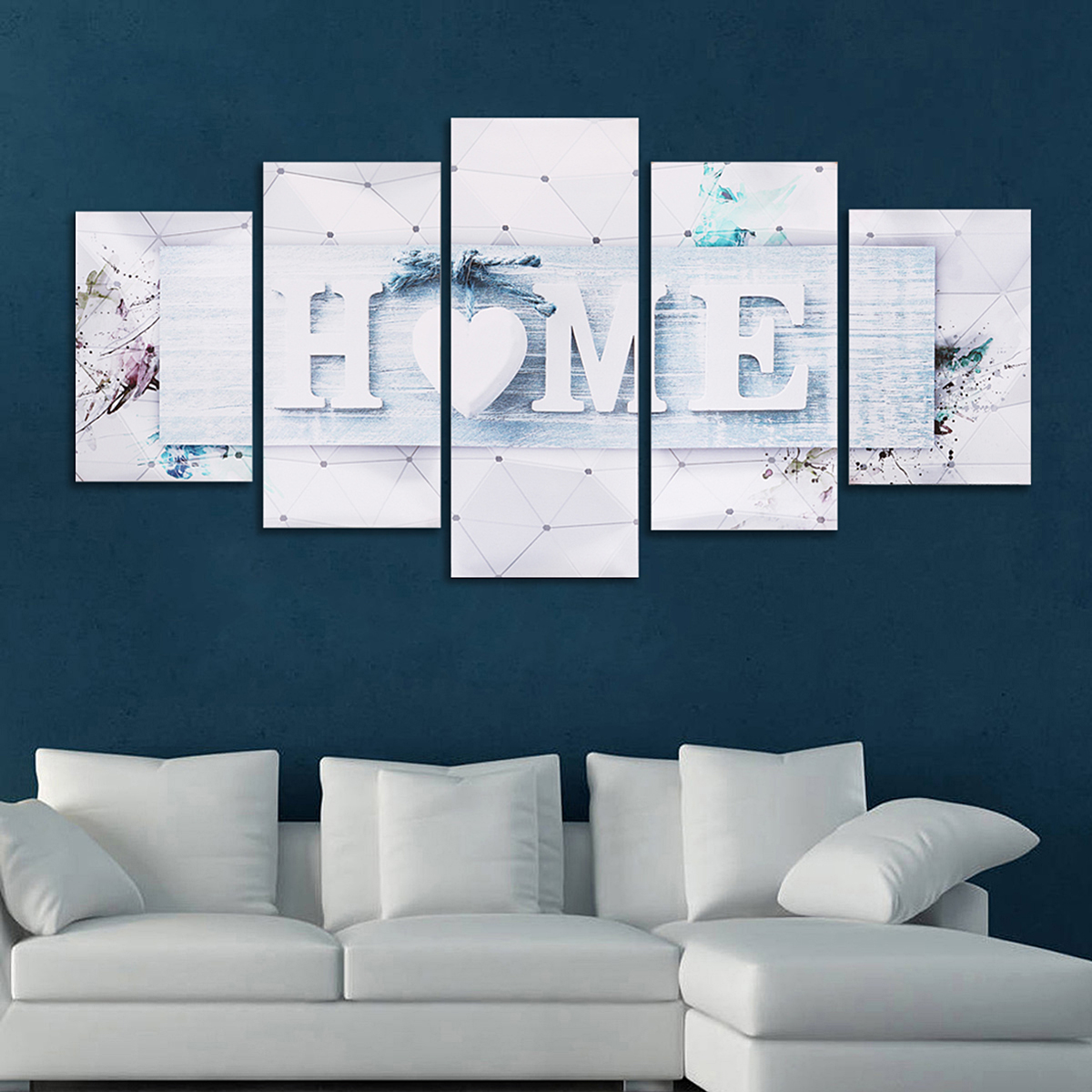 5-Pcs-Unframed-Canvas-Art-Print-Paintings-Picture-Home-Modern-Wall-Hanging-Decor-1361704-8
