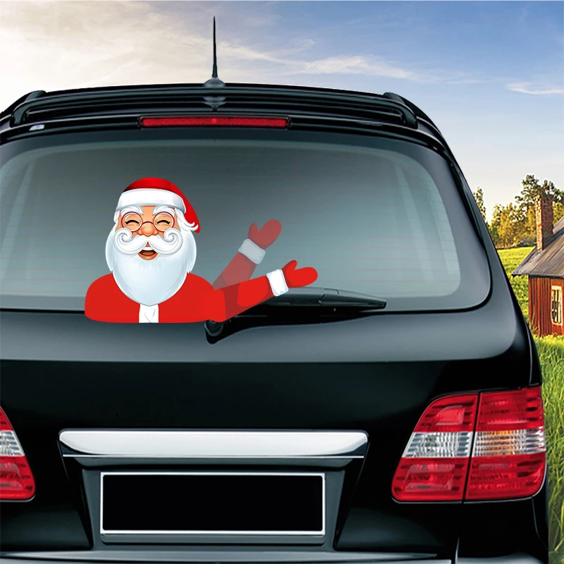 Christmas-Car-Rear-Window-Wiper-Scraper-Sticker-Detachable-Creative-PVC-Car-Decor-Sticker-UV-Protect-1586426-2