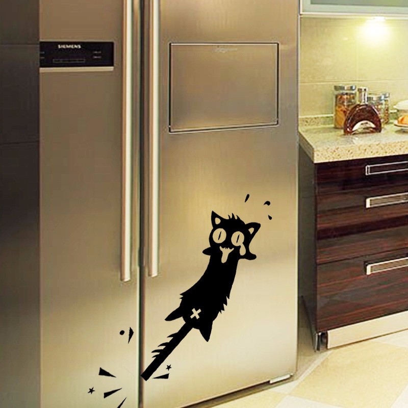 Honana-Cartoon-Clip-to-The-Tail-of-A-Cat-Wall-Sticker-for-Home-Decor-PVC-Decals-Doors-Windows-Car-St-1338389-4