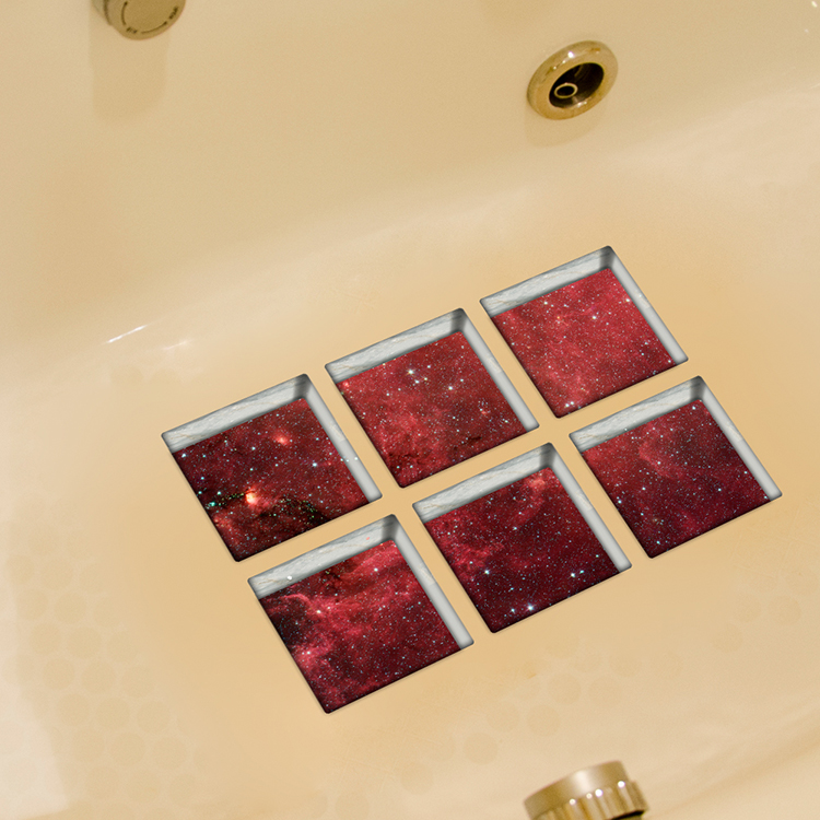 PAG-6pcs-13x13cm-Starry-Sky-Pattern-3D-Anti-Slip-Waterproof-Bathtub-Sticker-1050018-1