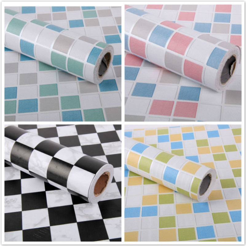 Self-adhensive-Mosaic-Stickers-Bathroom-Wall-Stickers-Decor-Wallpaper-Bathroom-Kitchen-1197932-1