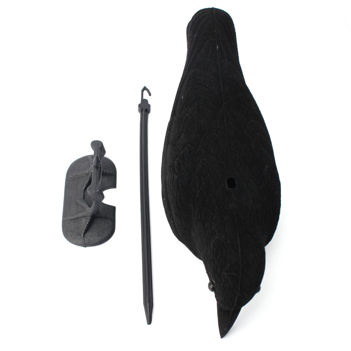 1Pcs-Birds-Decoy-Plastic-Flocked-Hard-Black-Crow-Trap-Decoration-for-Hunting-Camping-1001075-5