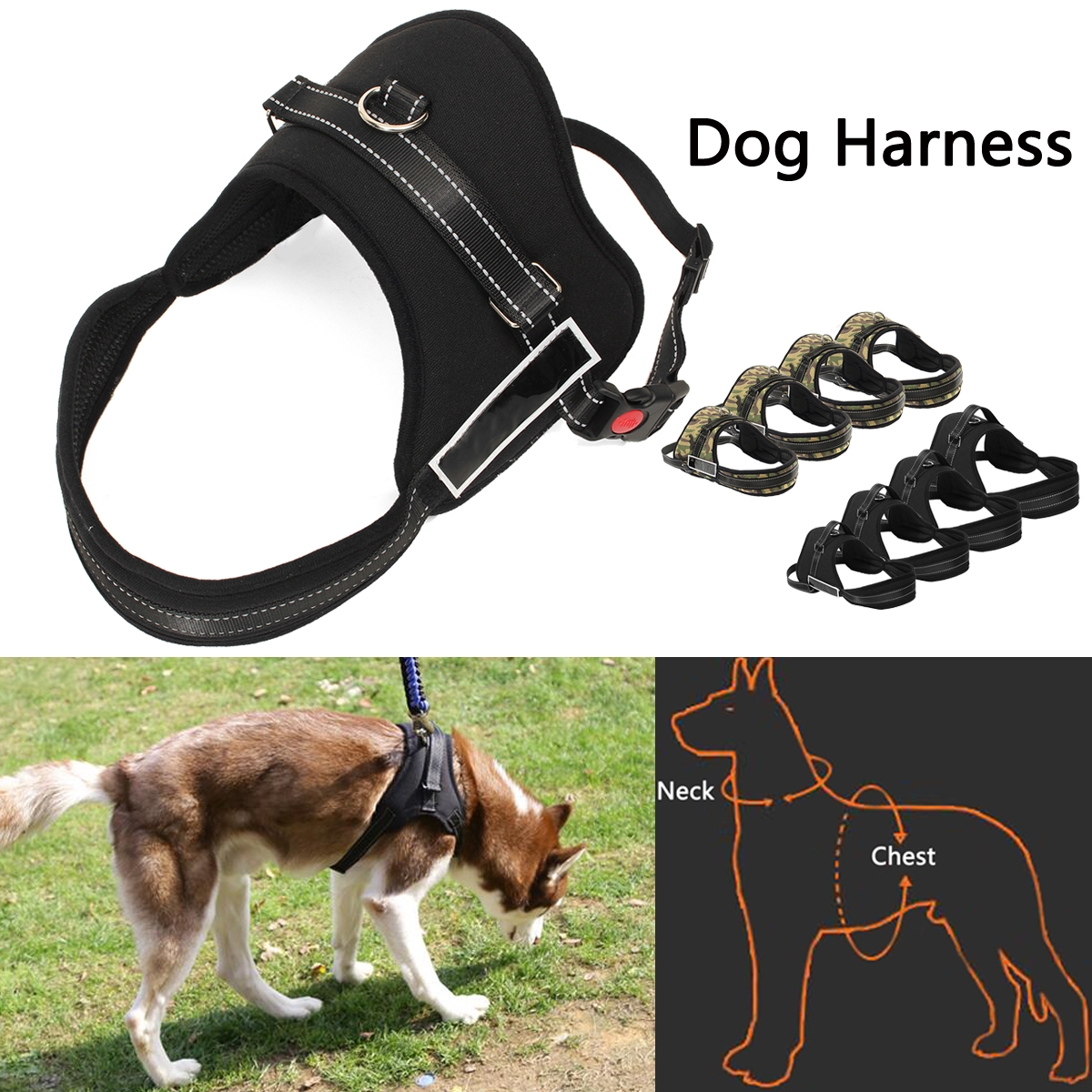 Control-Dog-Pulling-Harness-Adjustable-Support-Comfy-Pet-Pitbull-Training-1246343-1