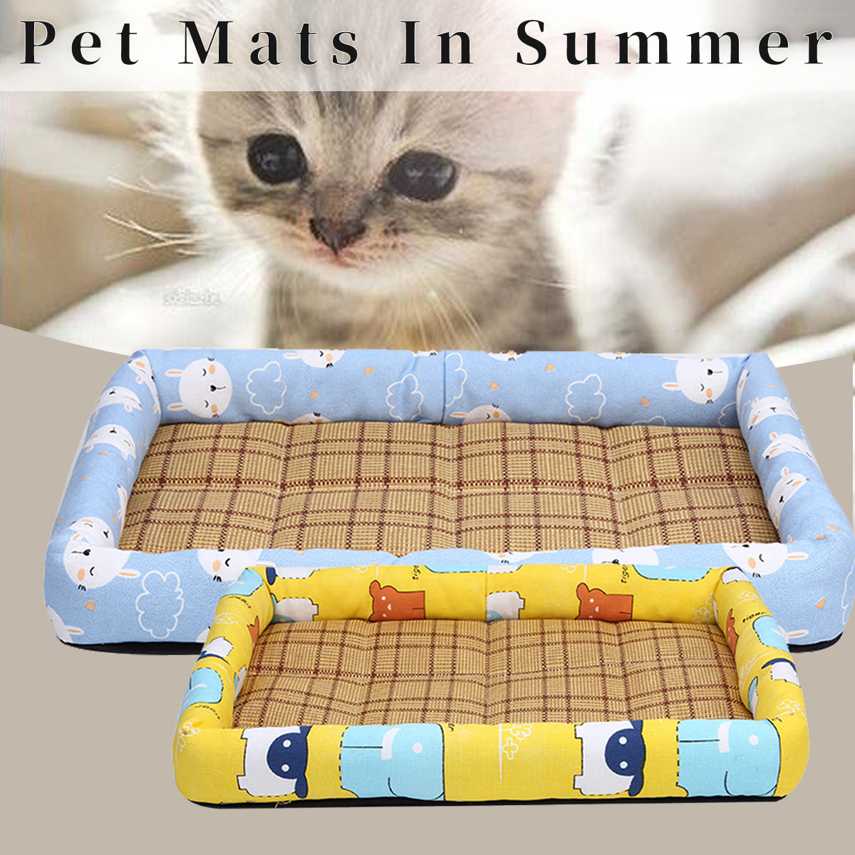 Dog-Cooling-Mat-Washable-Cotton-Waterproof-Pet-Puppy-Pee-Pads-Breathable-Folding-Cat-Pad-1889078-1