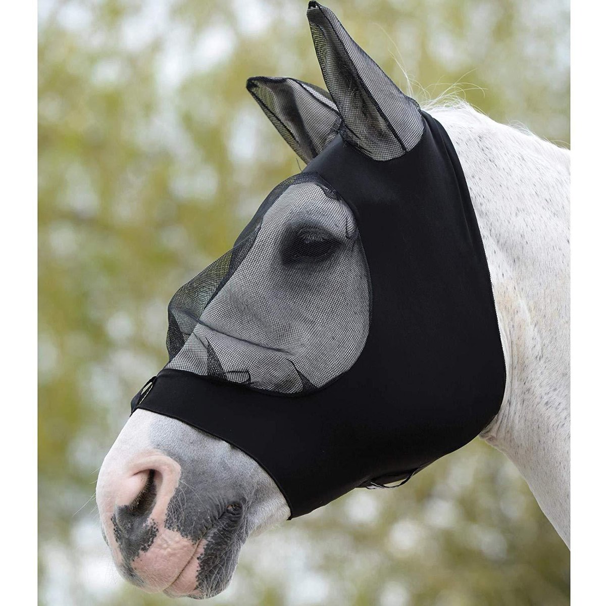 Full-Face-Anti-UV-Anti-Fly-Horse-Mask-Ear-Cover-Armour-Mesh-1628591-5