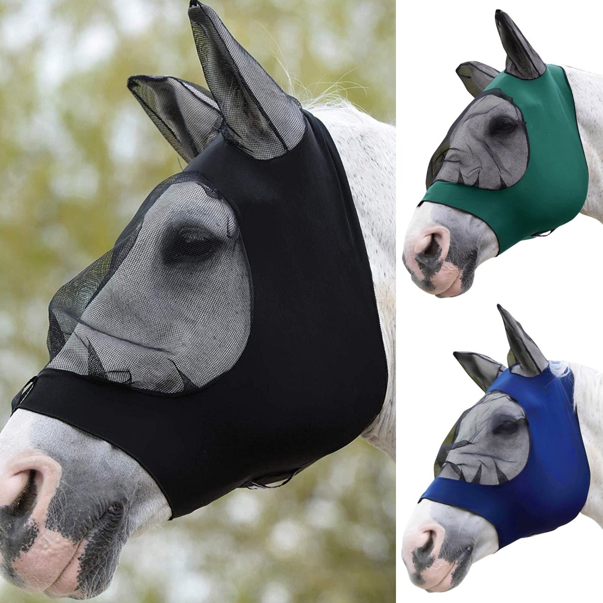 Full-Face-Anti-UV-Anti-Fly-Horse-Mask-Ear-Cover-Armour-Mesh-1628591-6