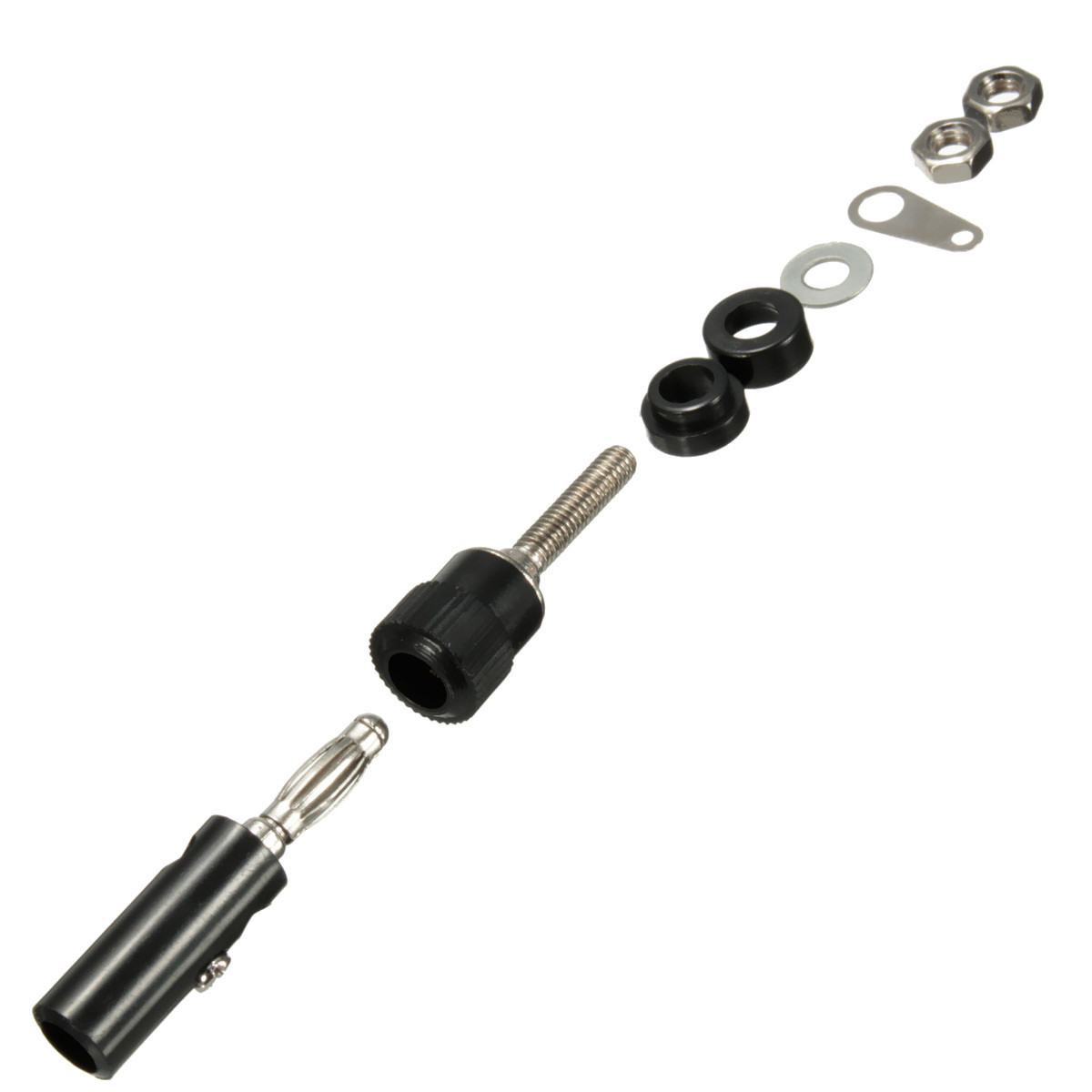 DANIU-50-Pairs-4mm-Terminal-Banana-Plug-Socket-Jack-Connectors-Instrument-Light-Tools-Black-and-Red-1358118-5