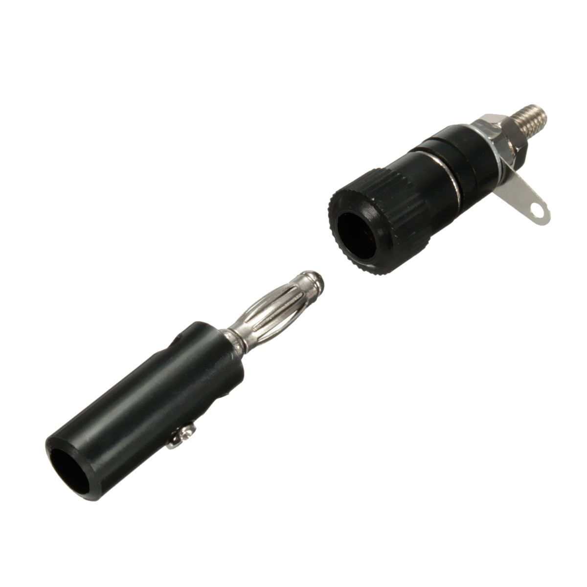 DANIU-50-Pairs-4mm-Terminal-Banana-Plug-Socket-Jack-Connectors-Instrument-Light-Tools-Black-and-Red-1358118-6