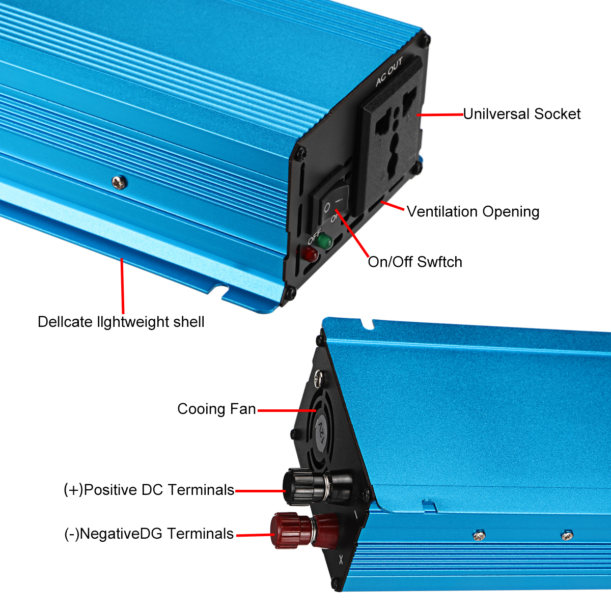 Peak-1500W-12244860V-to-220V-Car-Power-Inverter-Voltage-Converter-Charger-Adapter-Inversor-1854942-12