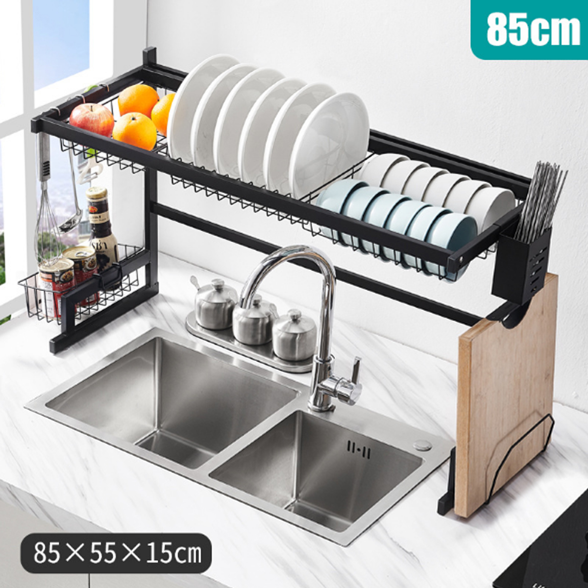 6585CM-Dish-Drying-Rack-Organizer-Over-Sink-Kitchen-Draining-Storage-Holder-Drain-Rack-1747067-12