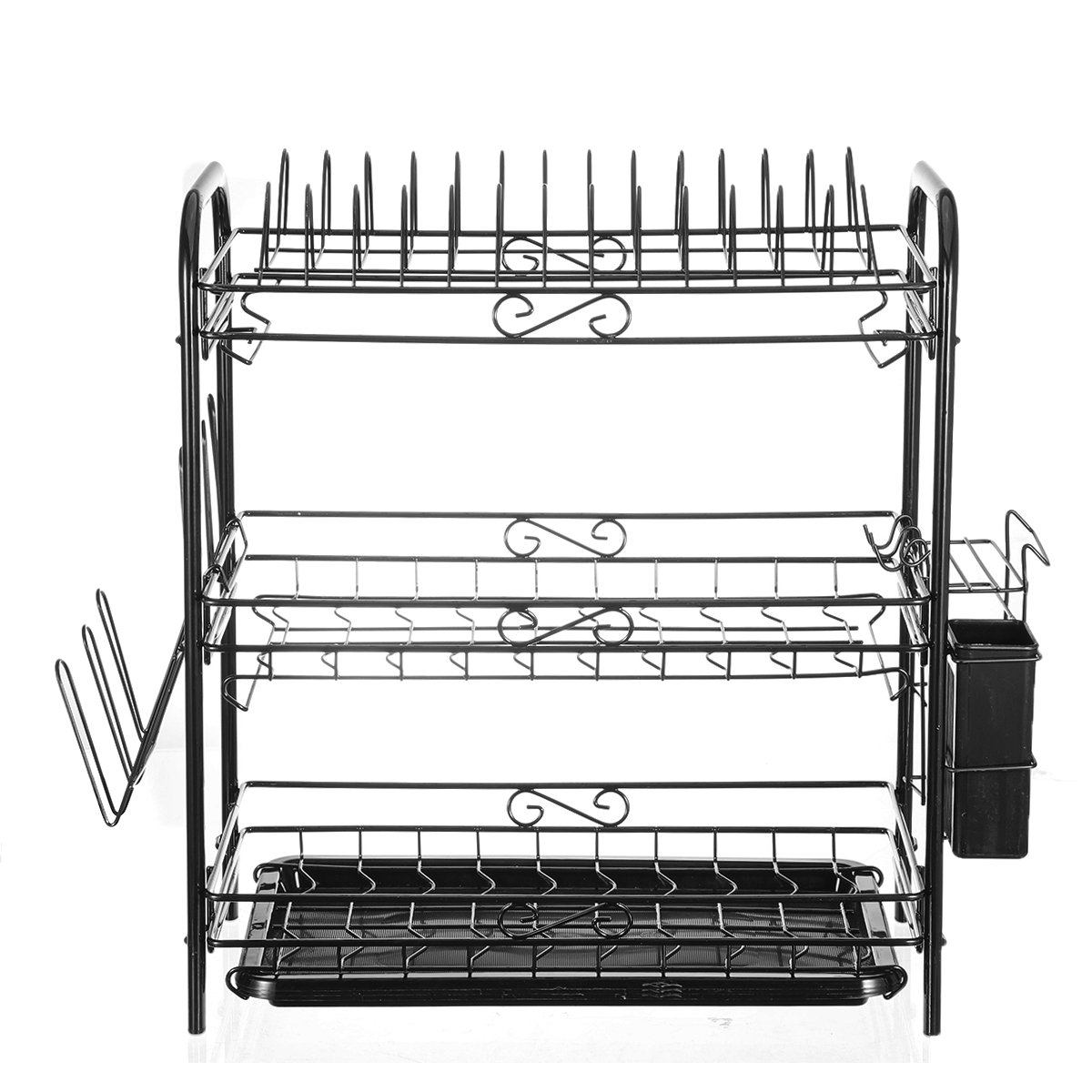 Stainless-Steel-Dish-Rack-Sink-Bowl-Shelf-Nonslip-Cutlery-Holder-Kitchen-Drying-Rack-Organizer-for-K-1764889-3