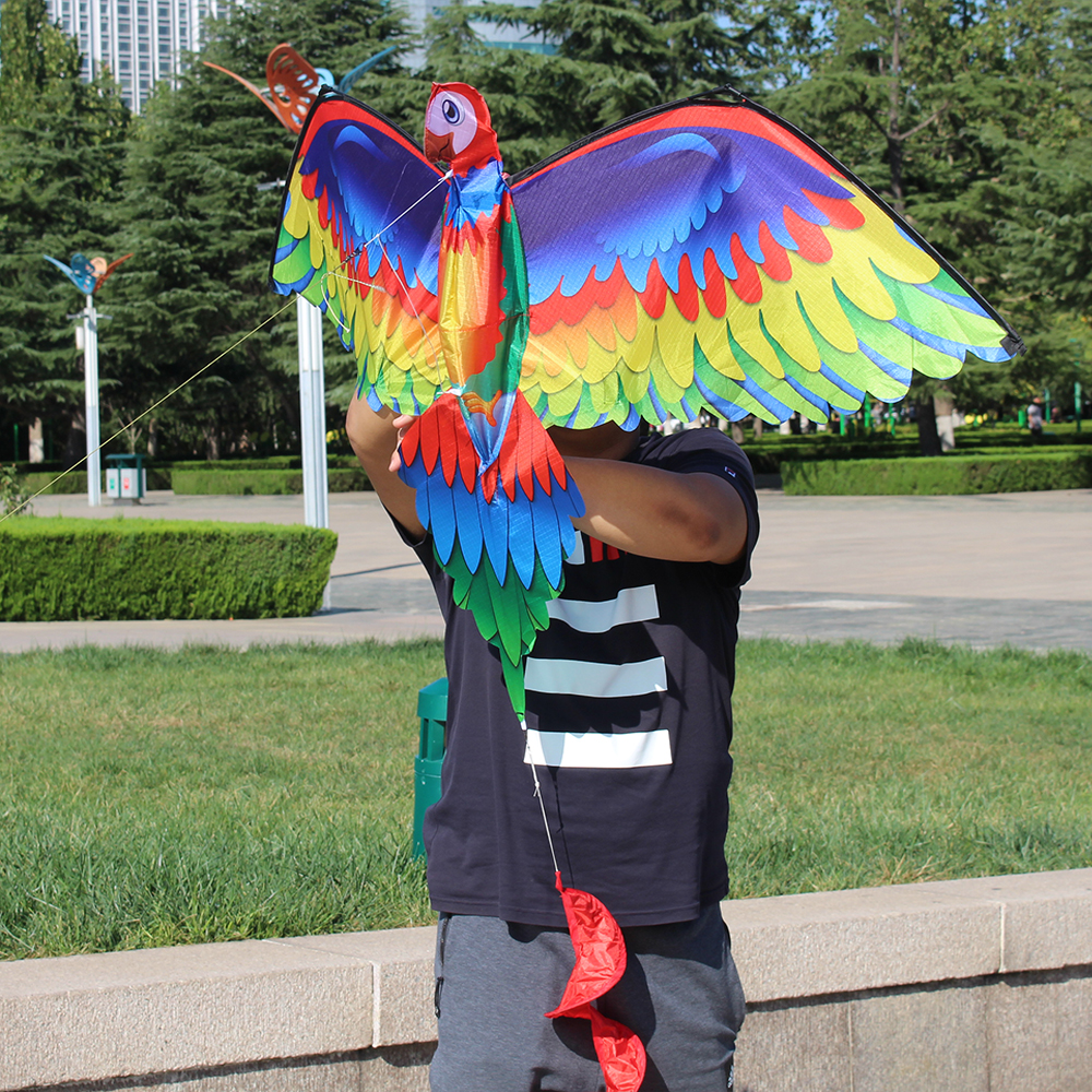 3D-Parrot-Kite-Flyer-Kite-with-100m-Noodle-BoardSpiral-Floating-Tail-Kids-Children-Adult-Beach-Trip--1826024-7