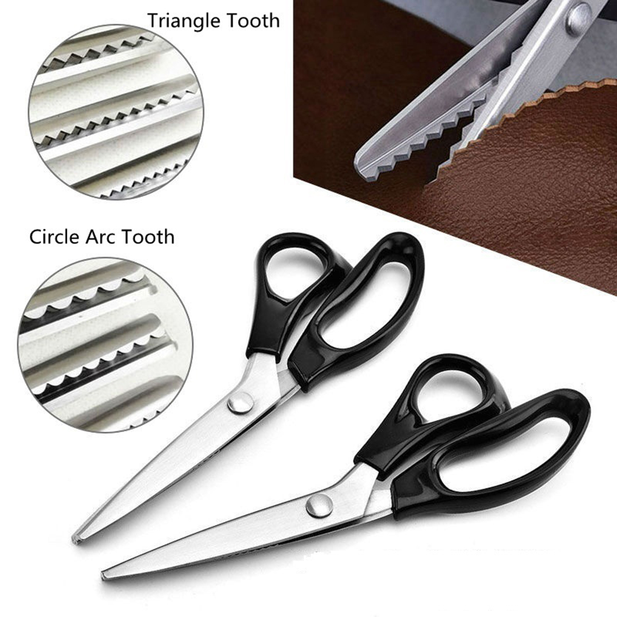 Circle-ArcTriangle-Tooth-Scissor-Leather-Handicraft-Shear-Scissors-Fabric-Edge-Cutting-Tools-1771492-3