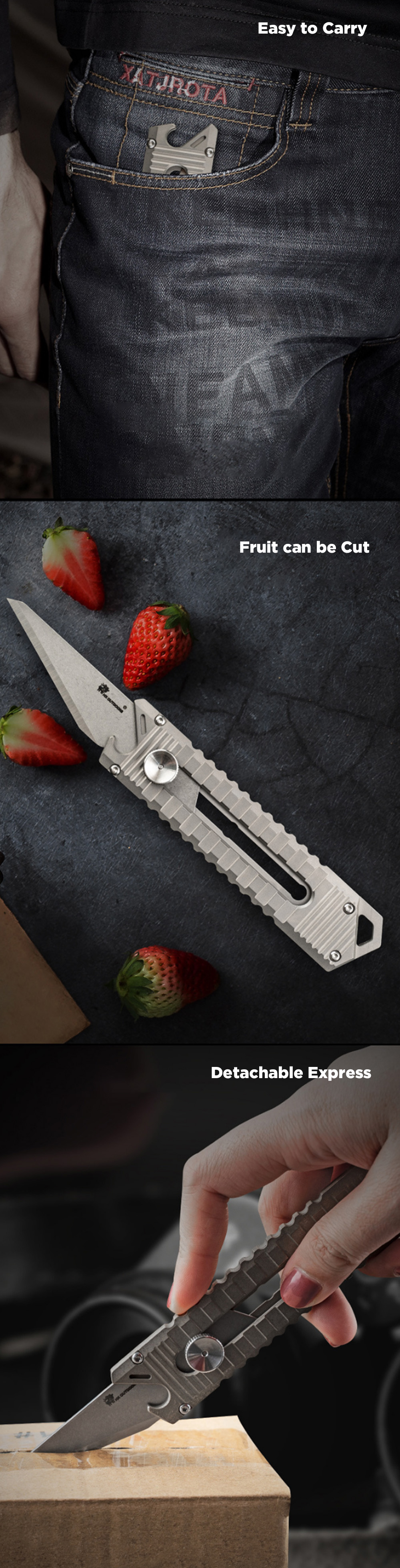 HX-OUTDOORS-122CM-Mini-Tactical-Folding-EDC-Blade-Knife-Opener-Titanium-Alloy-EDC-Keychain-Survival--1715840-2