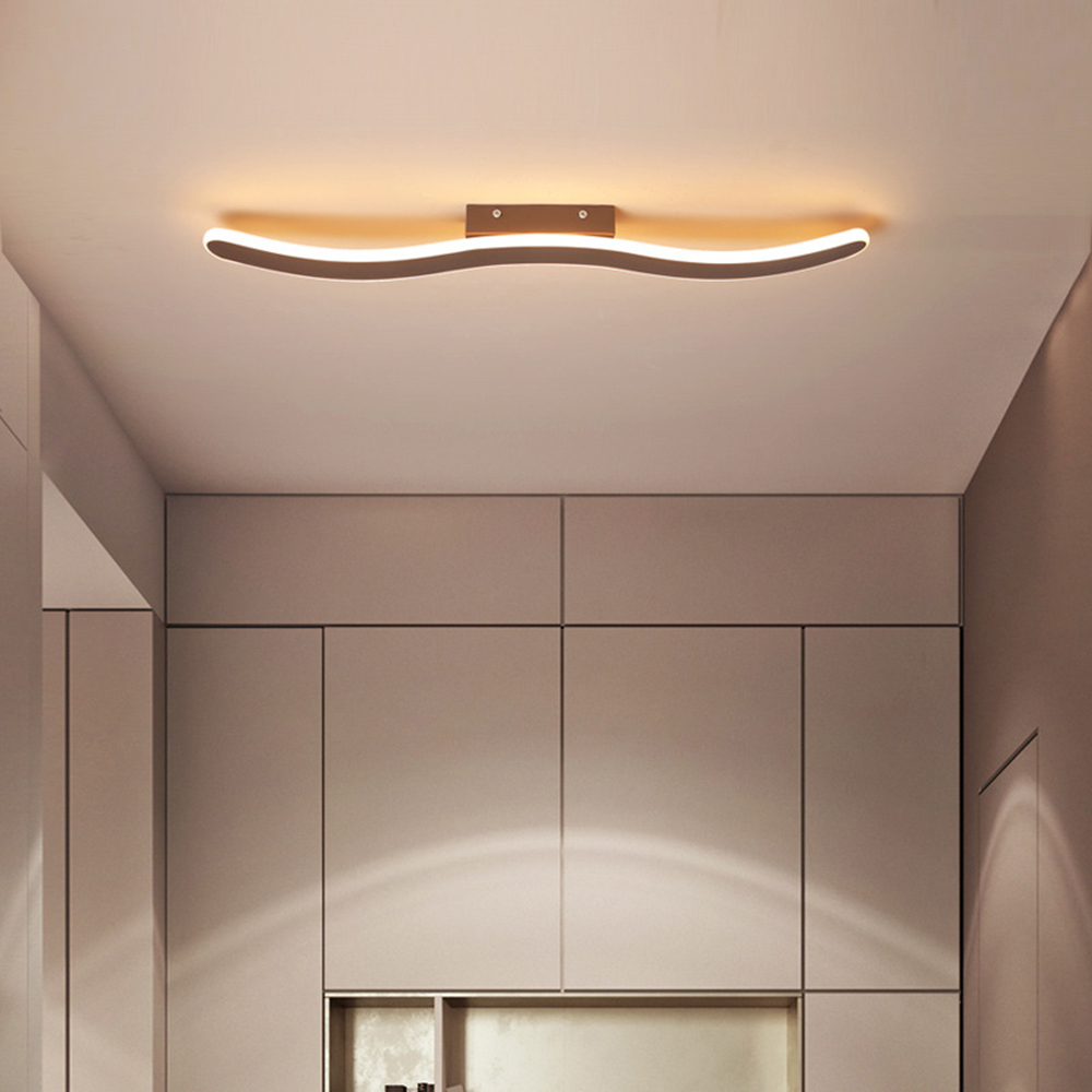 40CM60CM80CM-Nordic-Modern-LED-Ceiling-Light--Simple-Aluminum-Strip-Wave-Shaped-Porch-Corridor-Aisle-1948134-3