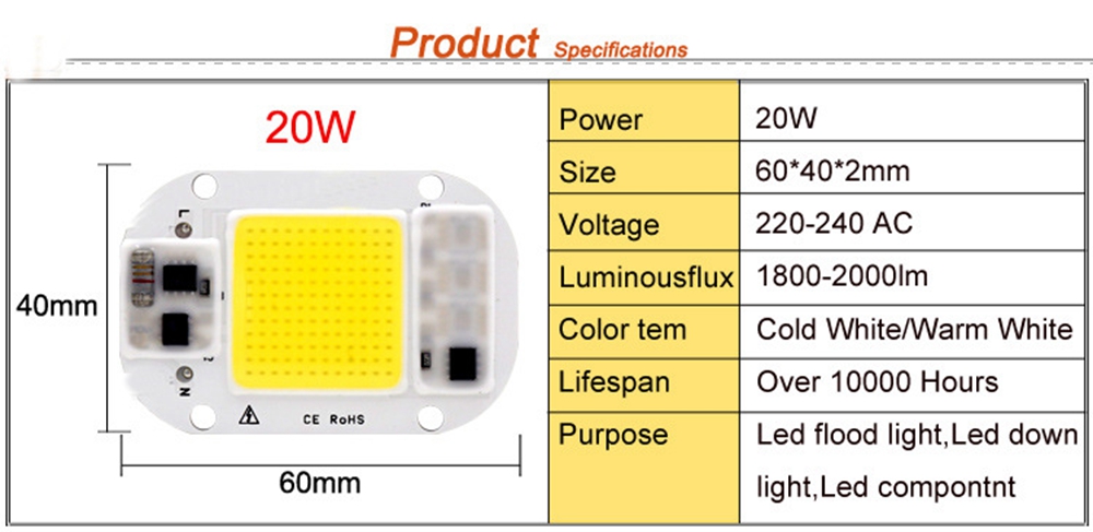 LUSTREON-AC160-260V-20W-30W-50W-WhiteWarm-White-COB-LED-Chip-for-DIY-Flood-Light-1299713-3