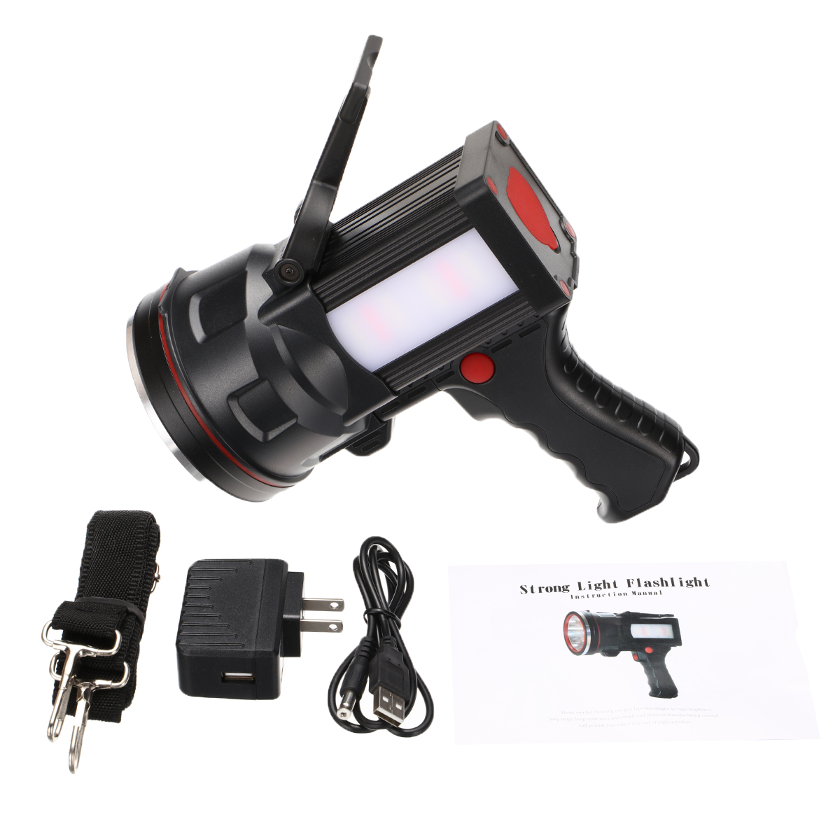 USB-Rechargeable-Multi-function-Strong-Light-Flashlight-Muti-gear-Waterproof-Handheld-Spotlight-for--1845304-10