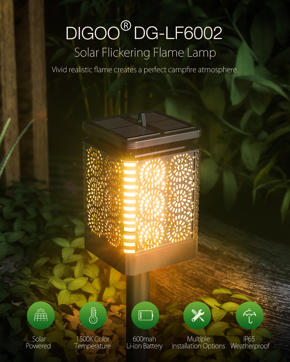 DIGOO-DG-LF6002-Solar-Flickering-Flame-Lamp-IP65-Waterproof-1500k-Color-Temperature-Wall-mountedHang-1665121-1