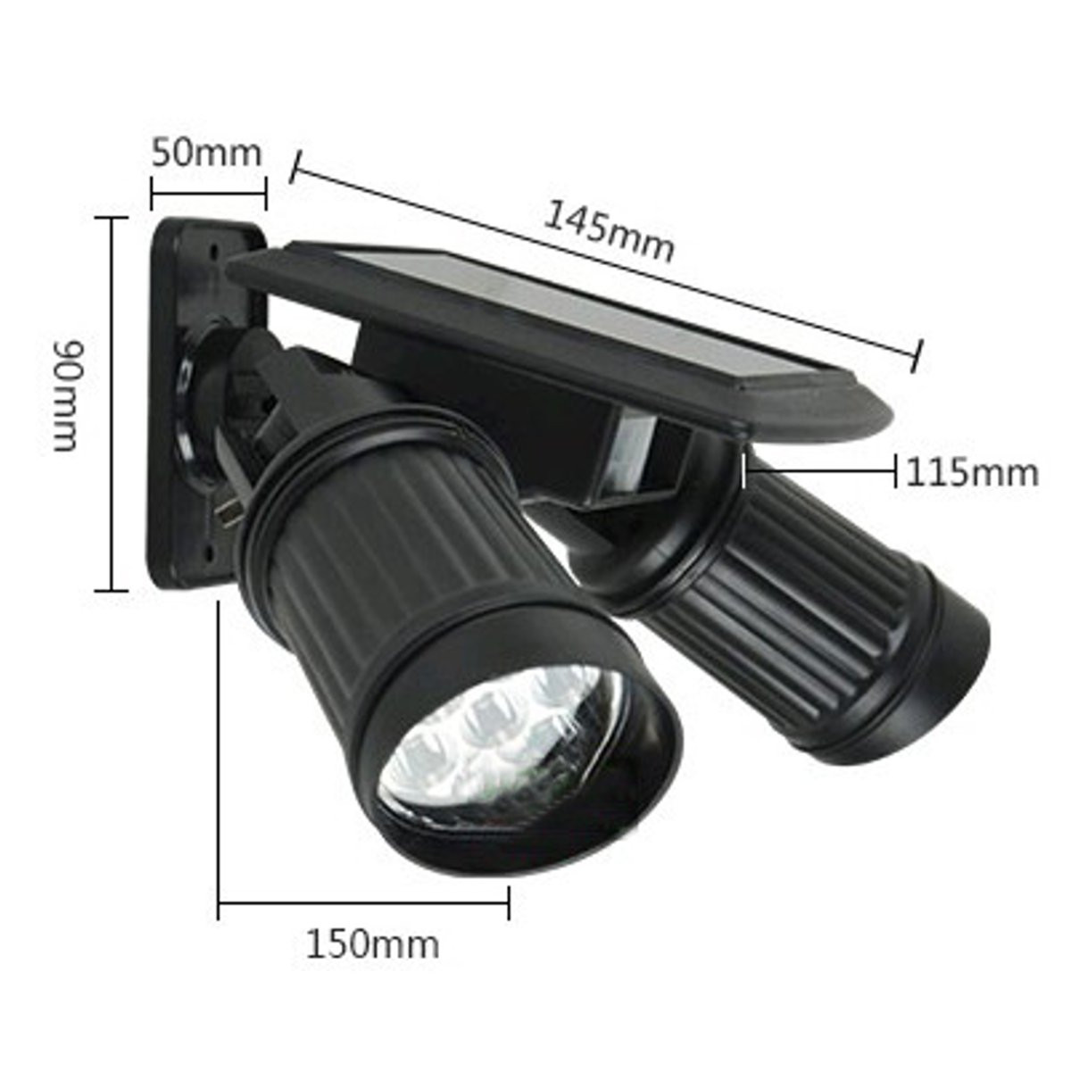 Drillpro-Solar-Powered-Motion-Light-Dual-Head-Adjustable-High-Output-Spotlight-Waterproof-Wall-Light-1339646-12