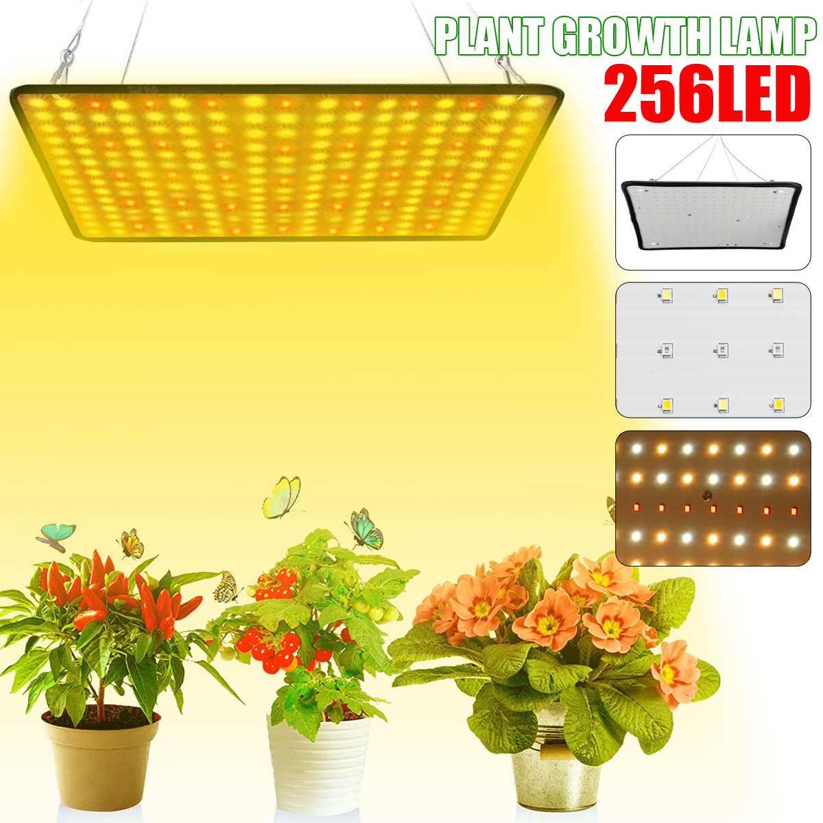 30cmx30cm-Spectrum-256LED-Grow-Light-Growing-Lamp-For-Hydroponics-Flower-1957504-1