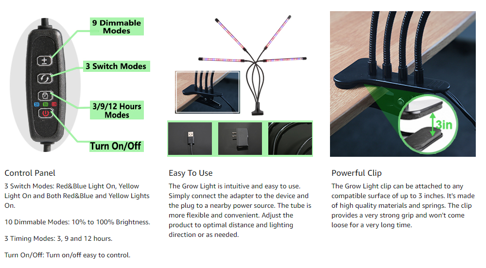 DC-5V-9W-18W-27W-36W-80-LED-Grow-Light-with-Timer-Desktop-Clip-Full-Spectrum-PhytoLamps-for-Plants-F-1875125-6