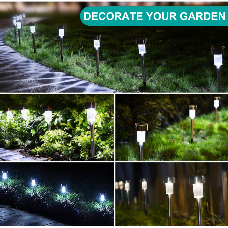 10PCS-Stainless-Steel-Solar-Powered-LED-Lawn-Light-Outdoor-Home-Garden-Decorative-Lamp-1712025-10