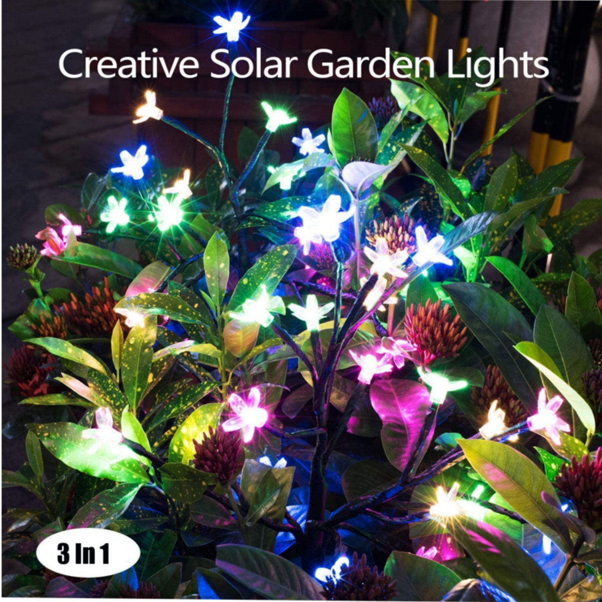 3pcs-8-Modes-Solar-Garden-Decor-Light-Outdoor-Cherry-Blossom-Landscape-Pathway-Light-1745476-1