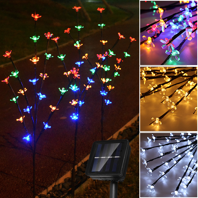 3pcs-8-Modes-Solar-Garden-Decor-Light-Outdoor-Cherry-Blossom-Landscape-Pathway-Light-1745476-2