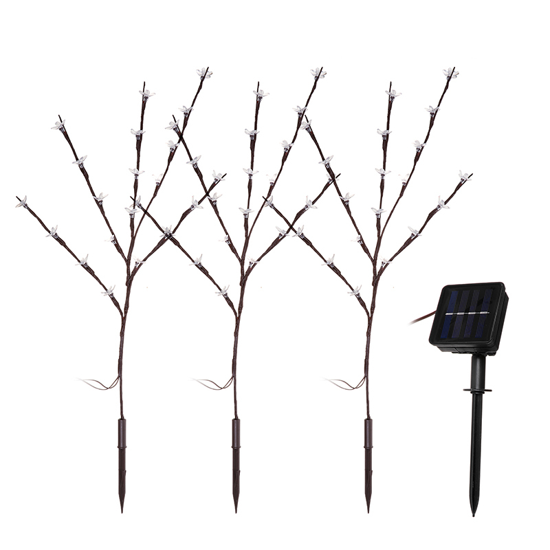 3pcs-8-Modes-Solar-Garden-Decor-Light-Outdoor-Cherry-Blossom-Landscape-Pathway-Light-1745476-11