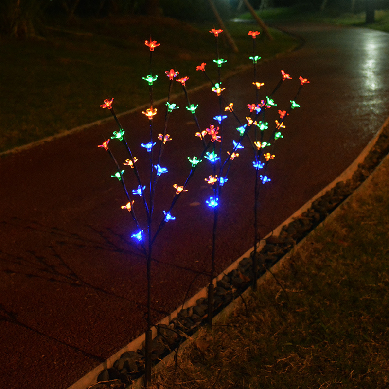 3pcs-8-Modes-Solar-Garden-Decor-Light-Outdoor-Cherry-Blossom-Landscape-Pathway-Light-1745476-8