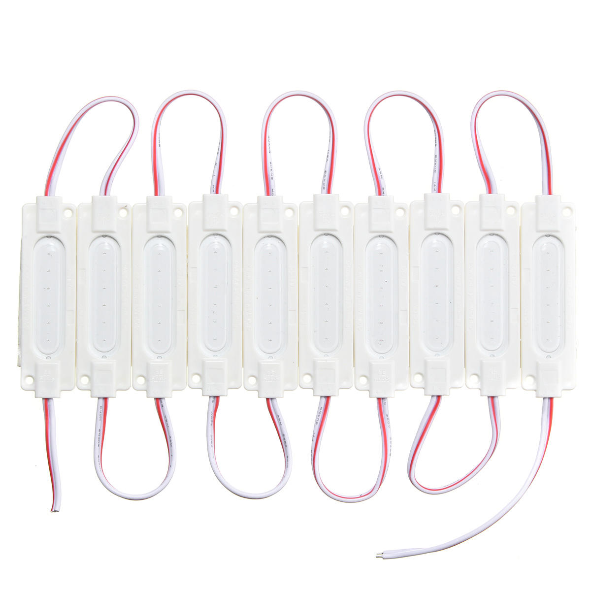 10 PCS Waterproof COB Injection LED Module Strip Light Window Store Front Lighting Lamp DC12V